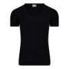 Beeren Heren T-Shirt Zwart Diepe V Hals M3000