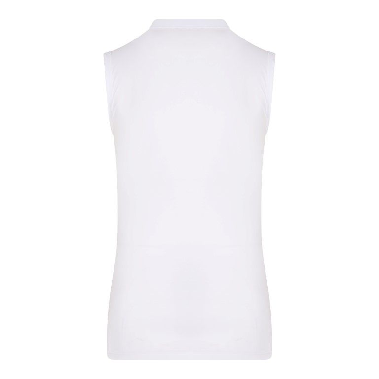 Beeren Mouwloos Shirt Comfort Feeling Wit - Afbeelding 2