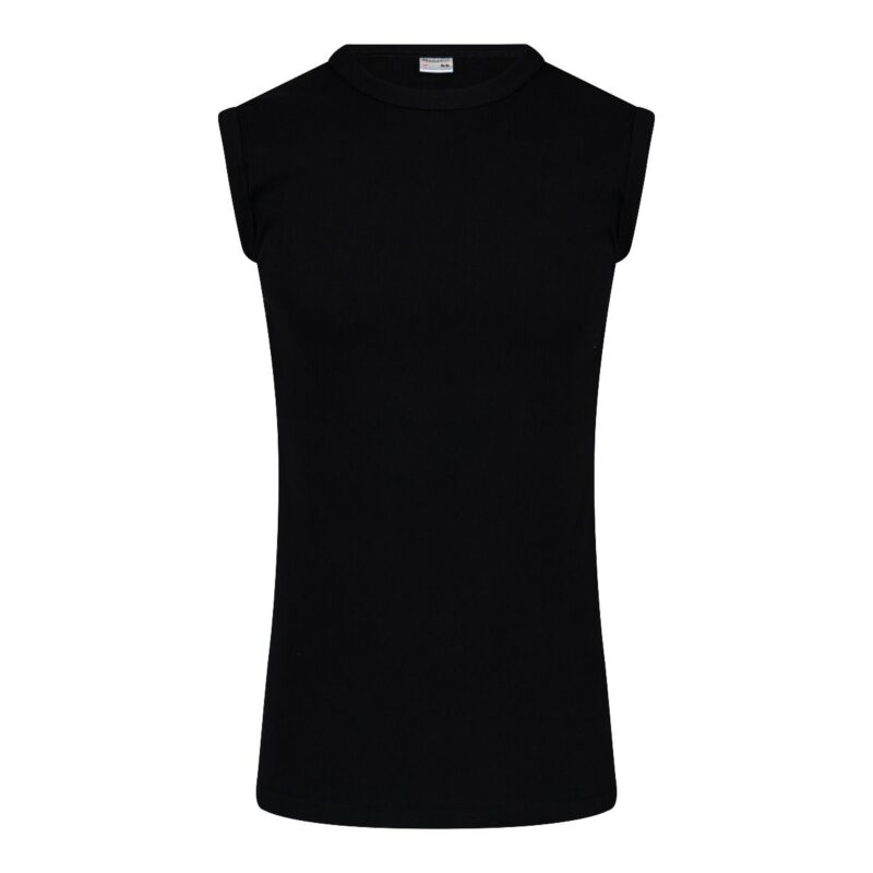 Beeren Mouwloos Shirt Zwart