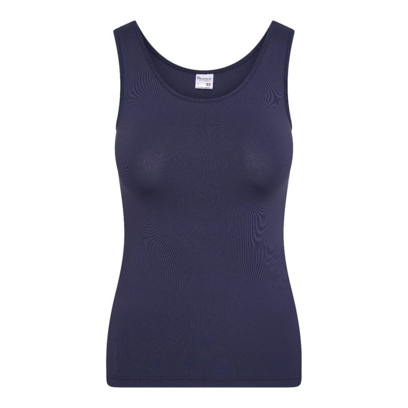 Dames hemd élégance donkerblauw