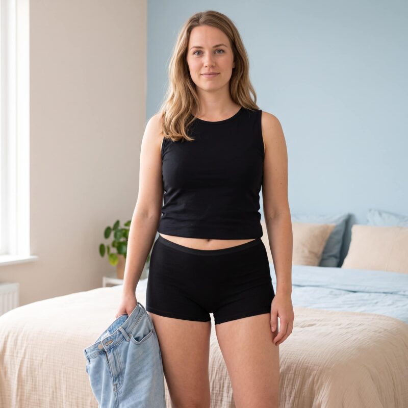 Dames Boxershort Comfort Feeling Zwart (2-Pack) - Afbeelding 3