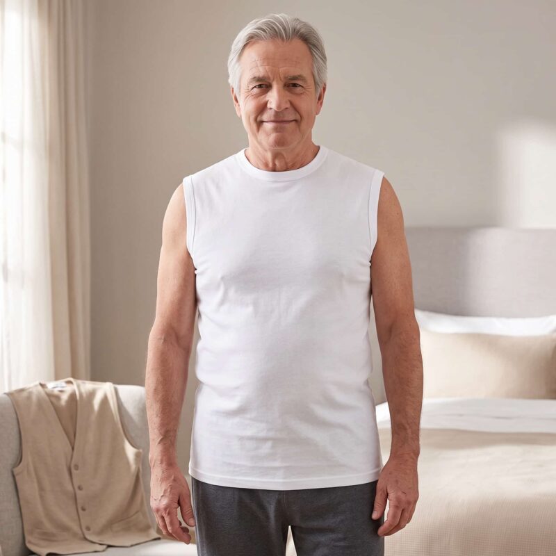 Alternative view of Beeren Mouwloos Shirt M3000 Wit