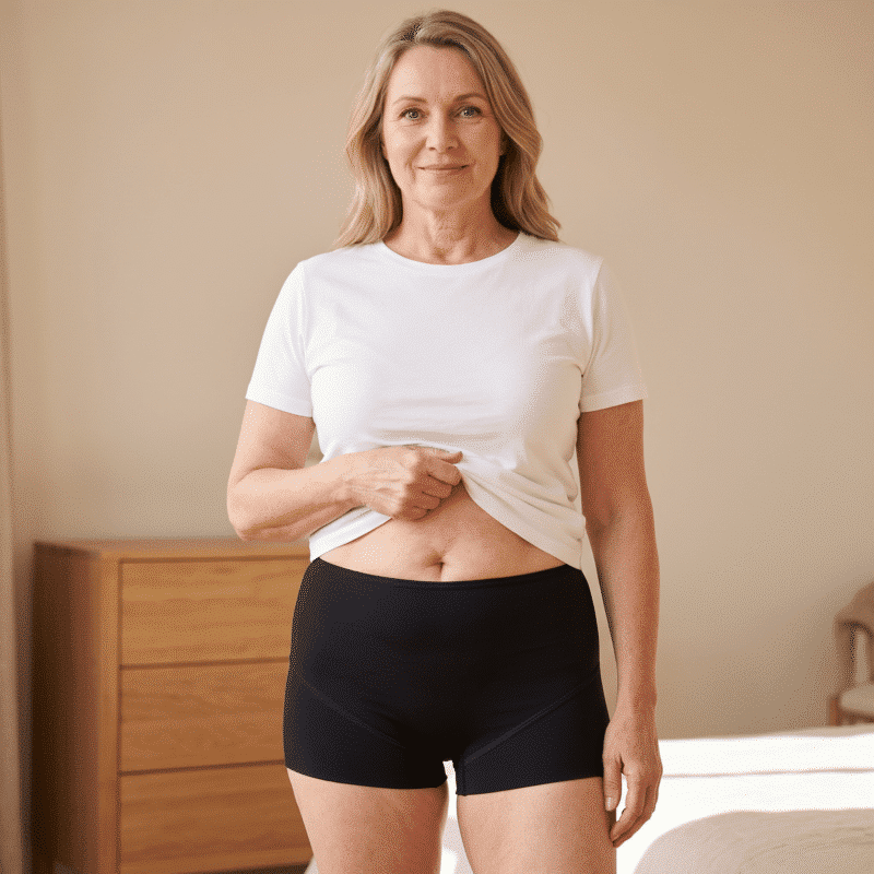 Dames boxershort Élégance Zwart - Afbeelding 2