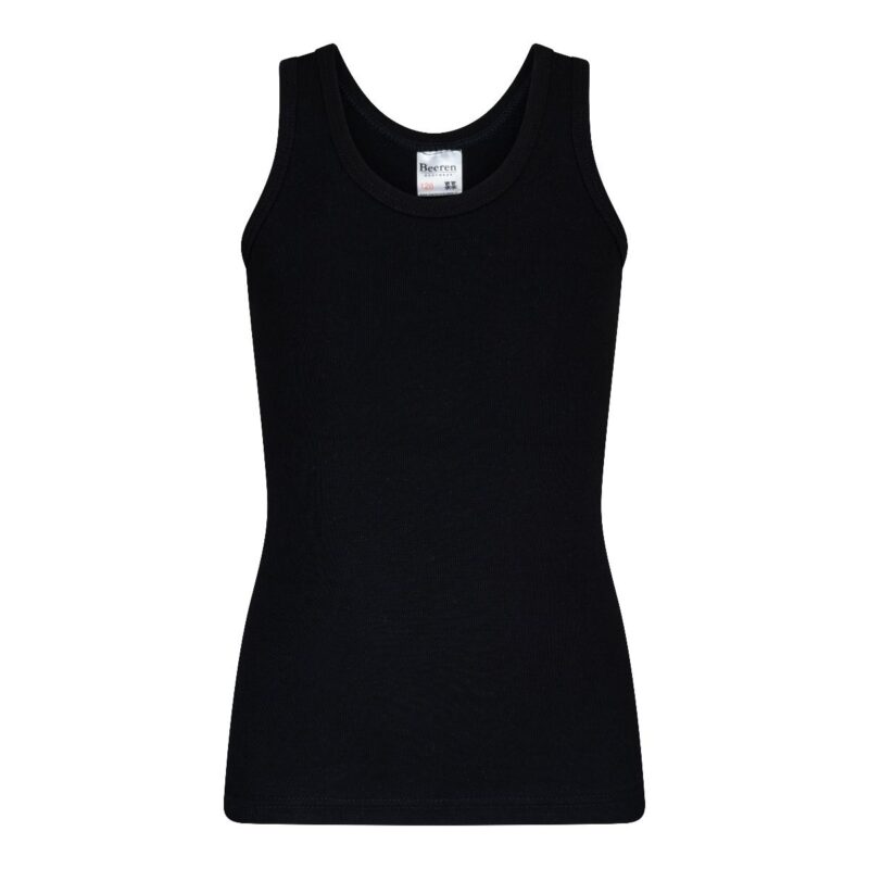Beeren Jongens Singlet M3000 Zwart
