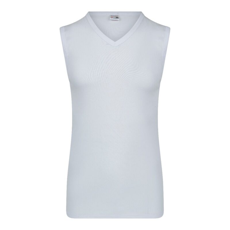 Beeren Mouwloos Shirt V-Hals M3000 Wit