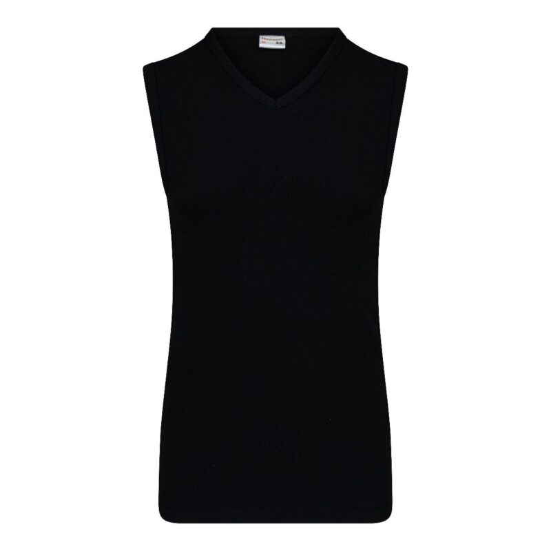Beeren Mouwloos Shirt V-Hals M3000 Zwart