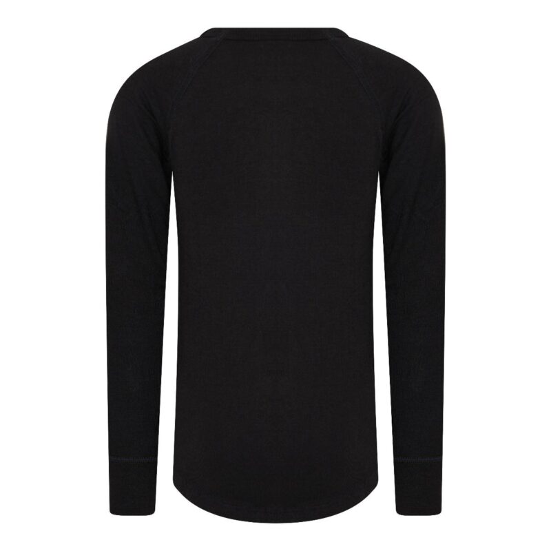 Kinder Thermo Shirt met Lange Mouwen Zwart - Afbeelding 2