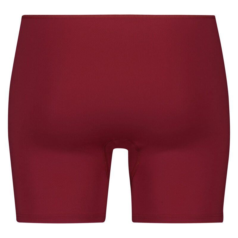 Dames boxershort Elegance met lange pijp Donkerrood - Afbeelding 2