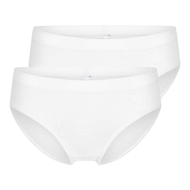 Beeren Basics M045 Dames Slip Midi Brief Wit (2 Pack) - Afbeelding 3