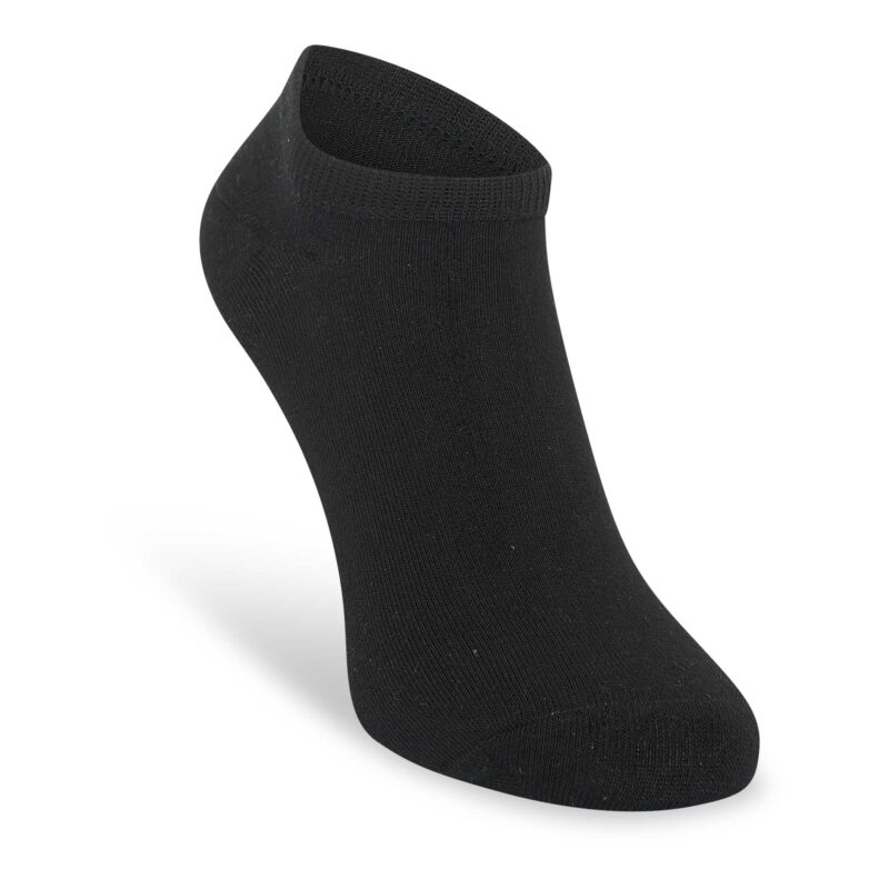 Beeren 3-pack Unisex Basic Sneaker Sokken Zwart - Afbeelding 2