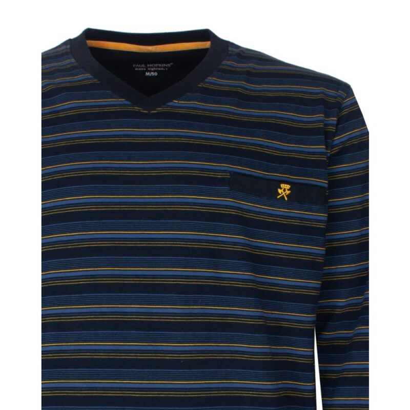 Paul Hopkins tricot h-pyjama V-hals Total Eclips - Afbeelding 2