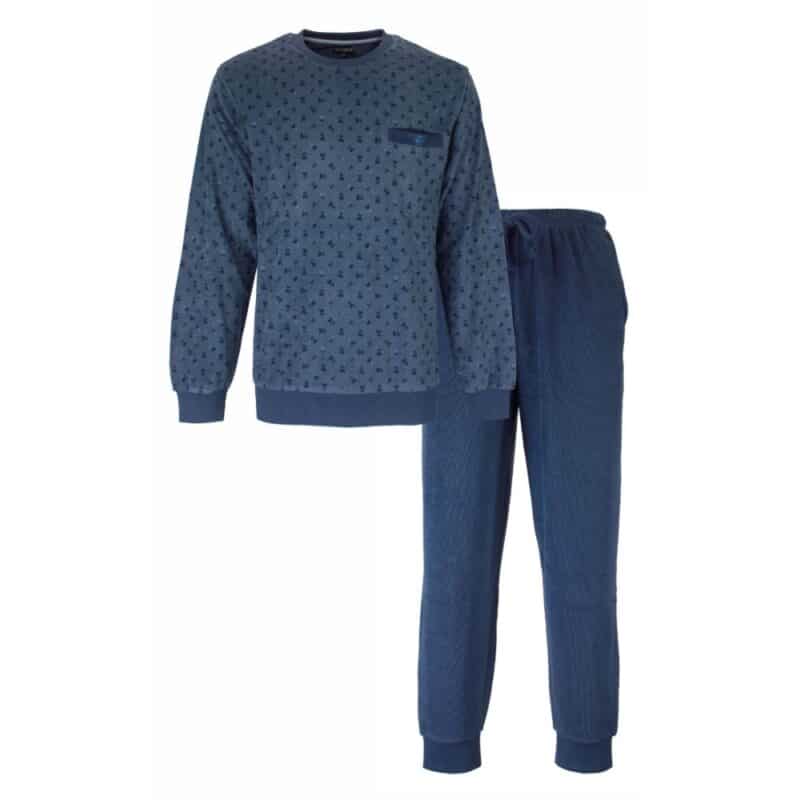 Paul Hopkins Badstof Heren Pyjama Insignia Blue