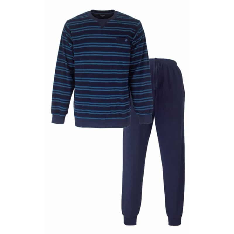 Paul Hopkins Badstof Heren Pyjama Black Blue