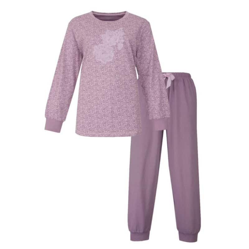 Tenderness Tricot Dames Pyjama Lila