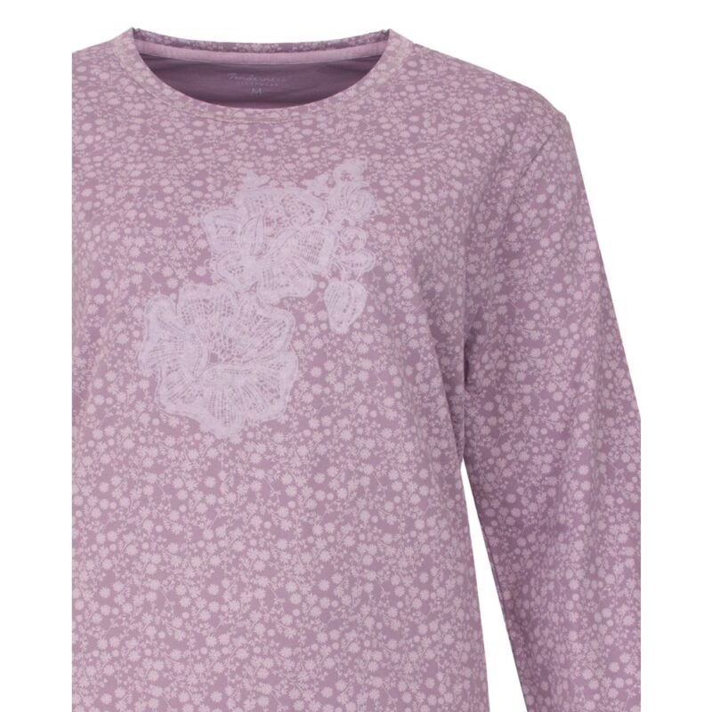 Tenderness Tricot Dames Pyjama Lila - Afbeelding 2