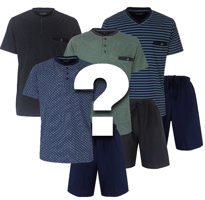 Mystery Heren Shortama- van €25,95 voor €15,-
